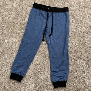 3/4 length crop sweatpants